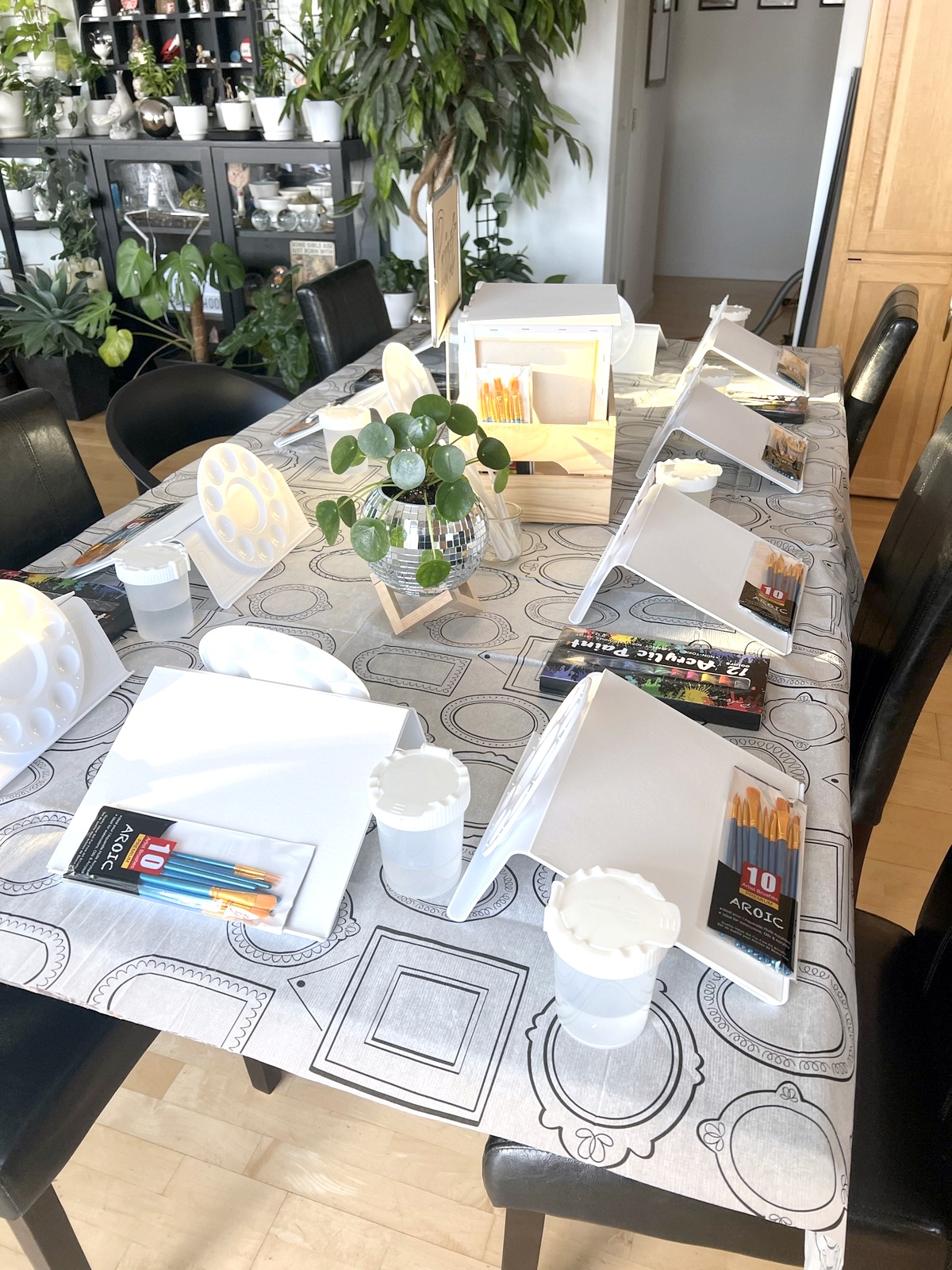 DIY How to Host Your Own Paint and Sip Party for Your Family and