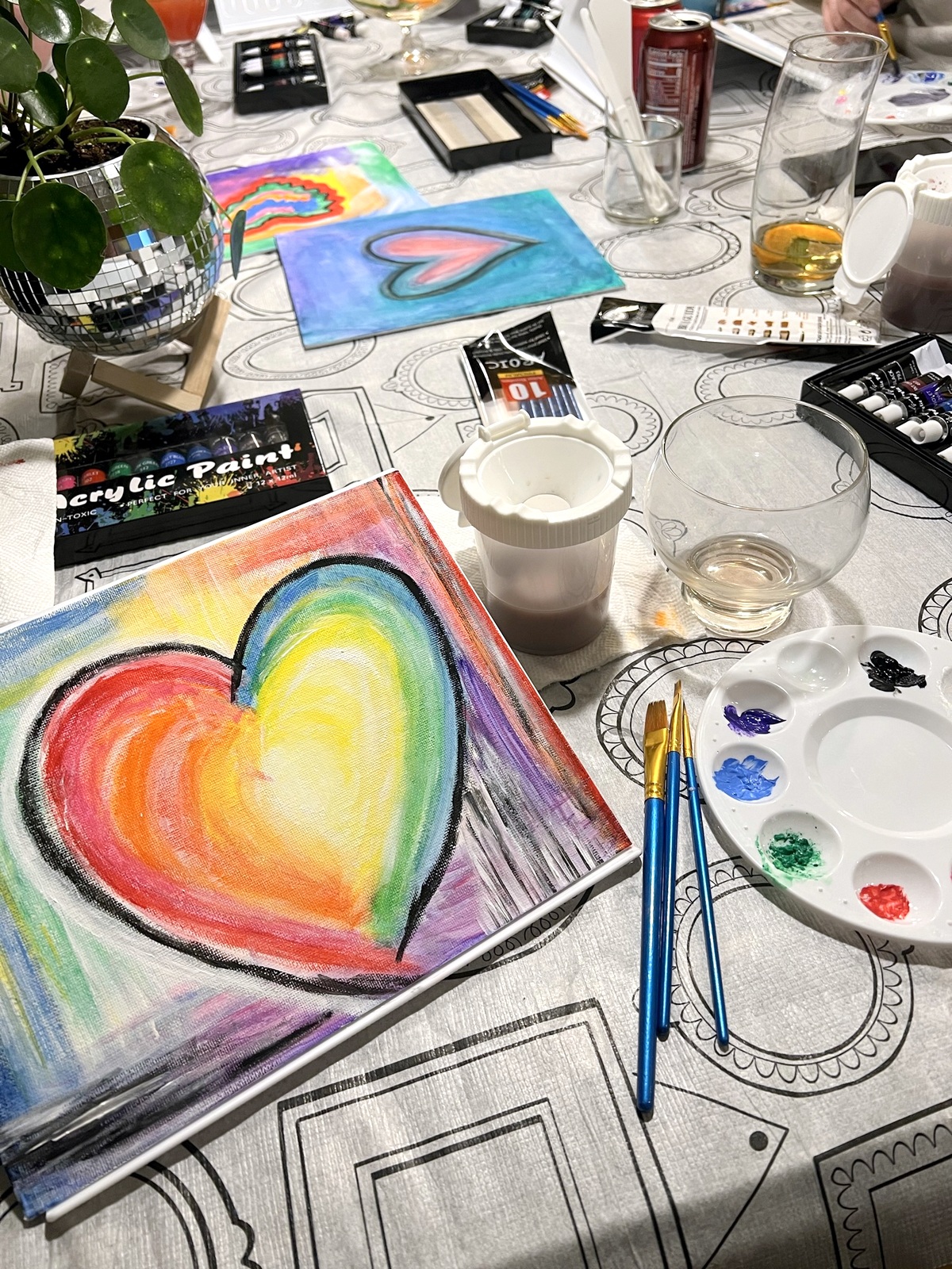 How to Host Your Own Paint Party At Home • It's an Art Party